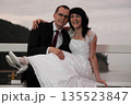 bride and groom 135523847
