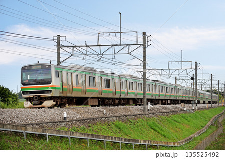 高崎線　本庄－岡部　JR東日本　E231系1000番台　K-30編成（国府津） 135525492