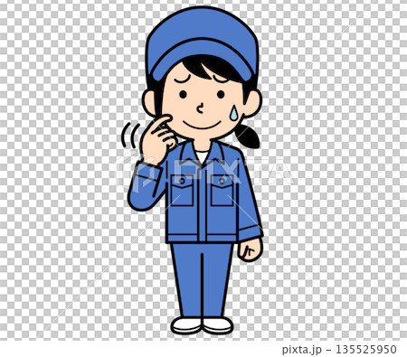 一位心煩意亂的平凡女工 135525950