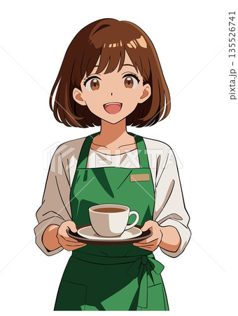 カフェ店員 135526741