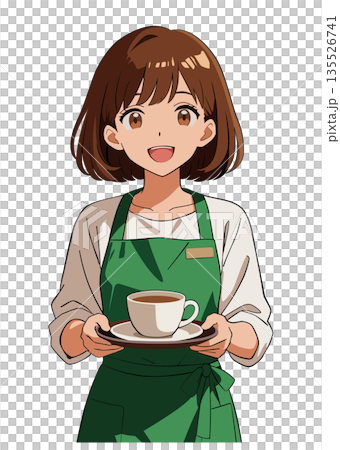 カフェ店員 135526741