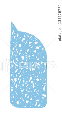 Blue chalk scribble speech balloon forms an organic rectangle bubble. Sketch texture adds communication and message context, graphic style ideal for creative projects or message design. Blue chalk scribble speech balloon forms an organic rectangle bubble. Sketch texture adds communication and message context, graphic style ideal for creative projects or message design. 135526774