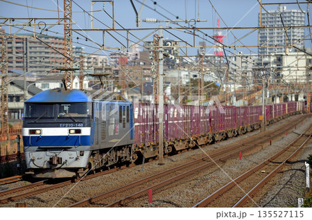 東海道本線　相模貨物　JR貨物　EF210-148（岡山） 135527115