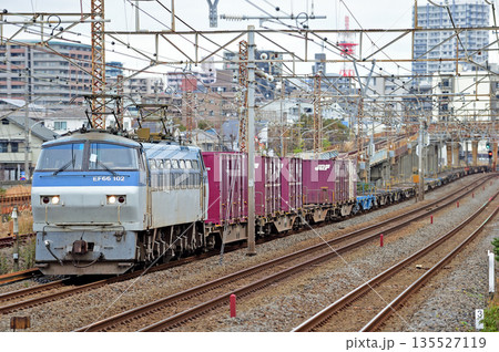 東海道本線 相模貨物 JR貨物 EF66-102(吹田) 東海道本線 相模貨物 JR貨物 EF66-102(吹田) 135527119