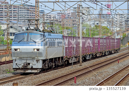 東海道本線　相模貨物　JR貨物　EF66-102（吹田） 135527139