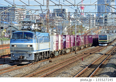東海道本線　相模貨物　JR貨物　EF66-118（吹田） 135527145