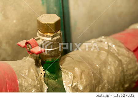 Basement.Shut off the water.Plumbing sewerage.Gas valve shutting 135527332