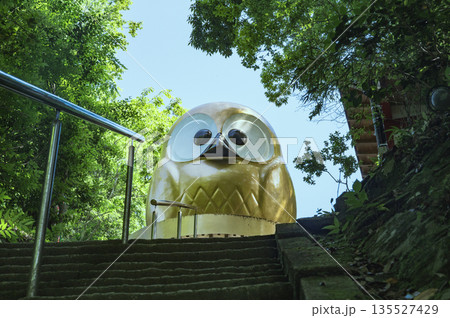 栃木　鷲子山上神社の大フクロウ 135527429