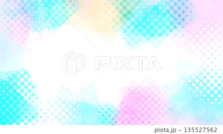 和紙 フレーム パステル 模様 背景 和紙 フレーム パステル 模様 背景 135527562