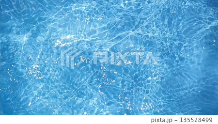 Bright Water With Moving Reflections, Reflections Dance On Sunlit Pool Surface Creating Serenity Bright Water With Moving Reflections, Reflections Dance On Sunlit Pool Surface Creating Serenity 135528499
