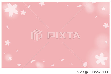 春の桜背景イラスト 春の桜背景イラスト 135529111