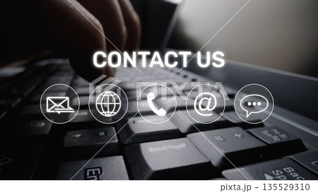 Contact Us Icons Set for Communication, Customer Support, and Help Center Muxer Contact Us Icons Set for Communication, Customer Support, and Help Center Muxer 135529310