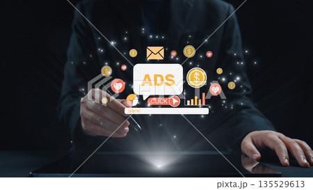 Online Ads Strategy and Digital Content Marketing for Business Growth Elide 135529613