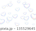 ハートのシャボン玉 135529645