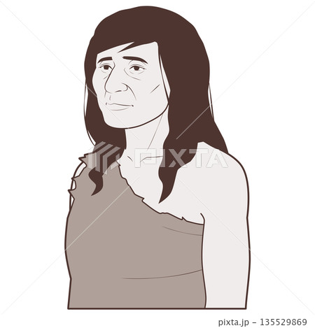 原始時代の女性っぽい人 135529869
