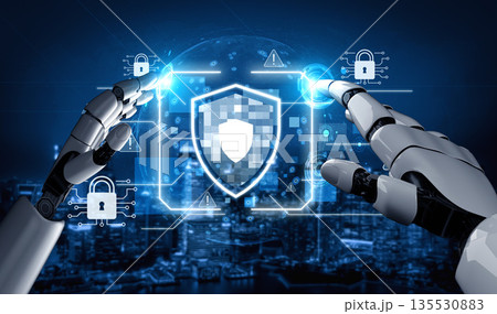 AI Protecting Business with Smart Cybersecurity Systems Vouch AI Protecting Business with Smart Cybersecurity Systems Vouch 135530883