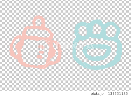 Baby bottle bell 135531186