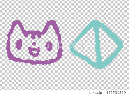 ねこ 三角すい ねこ 三角すい 135531239