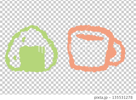 おにぎり　コーヒー 135531278