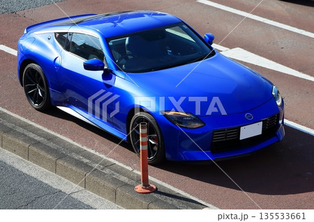 青い国産スポーツカー イメージ 青い国産スポーツカー イメージ 135533661