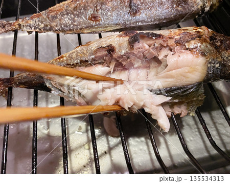 アジの塩焼き 135534313