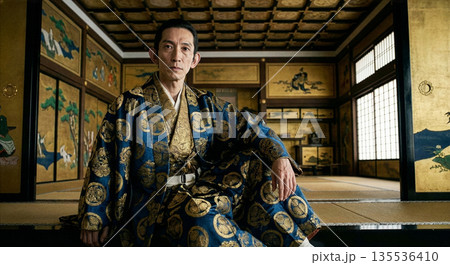 江戸幕府三代将軍・徳川家光の肖像（歴史イメージ） 135536410