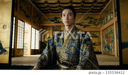 江戸幕府三代将軍・徳川家光の肖像（歴史イメージ） 135536412