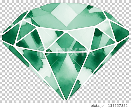 翡翠水彩畫 135537822