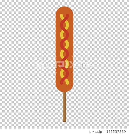 Illustration of Frankfurt, Japanese festival, festival, food stall, material, food, sausage Illustration of Frankfurt, Japanese festival, festival, food stall, material, food, sausage 135537889