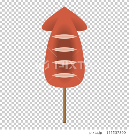 Illustration of grilled squid Japanese festival festival food Illustration of grilled squid Japanese festival festival food 135537890