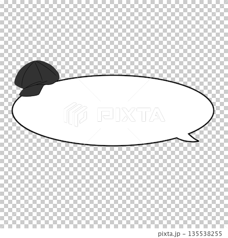 Casquette speech bubble Casquette speech bubble 135538255
