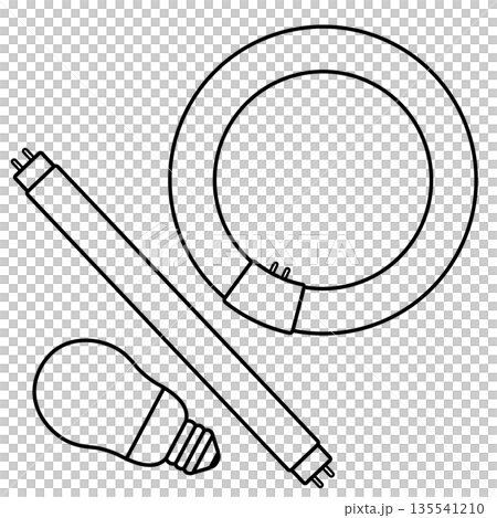 螢光燈圖標 135541210
