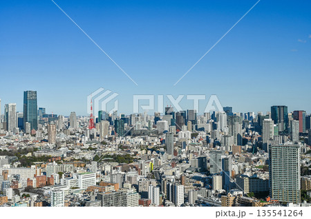 東京の都市風景 東京の都市風景 135541264