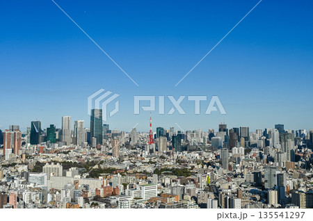 東京の都市風景 東京の都市風景 135541297
