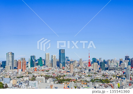 東京の都市風景 東京の都市風景 135541360