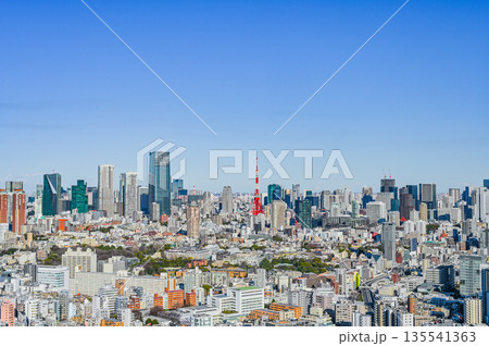 東京の都市風景 東京の都市風景 135541363