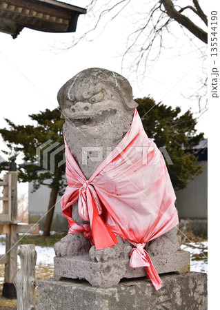 冬の北海道森町で掛澗稲荷神社境内の風景を撮影 冬の北海道森町で掛澗稲荷神社境内の風景を撮影 135544190