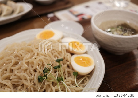 Japanese ramen with soft boiled egg Japanese ramen with soft boiled egg 135544339