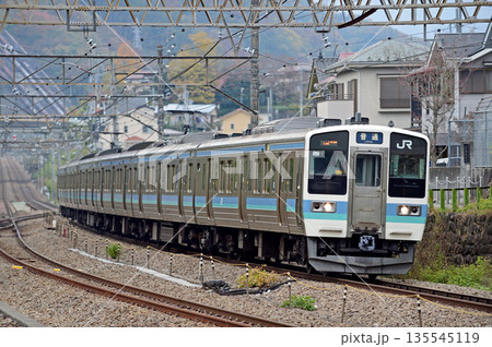 中央本線 上野原 JR東日本 211系 N603編成(長野) 中央本線 上野原 JR東日本 211系 N603編成(長野) 135545119