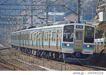 中央本線 上野原 JR東日本 211系 N611編成(長野) 中央本線 上野原 JR東日本 211系 N611編成(長野) 135545124