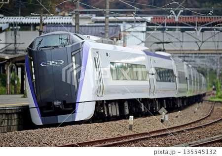 中央本線 上野原 JR東日本 E353系 S105編成(松本) あずさ かいじ 中央本線 上野原 JR東日本 E353系 S105編成(松本) あずさ かいじ 135545132