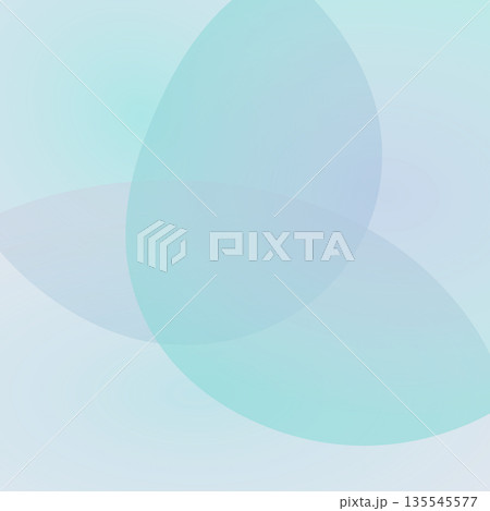 青色系のグラデーションの背景　 135545577