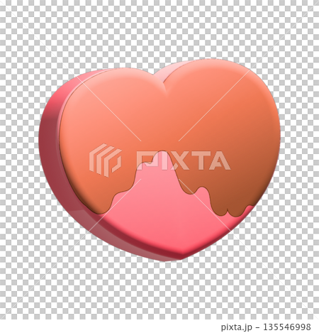 3D Heart Round Chocolate Icon Valentine's Day Love etc. 3D Heart Round Chocolate Icon Valentine's Day Love etc. 135546998