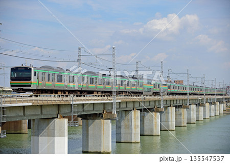 東海道本線 茅ヶ崎-平塚 JR東日本 E231系1000番台 K-41編成(国府津) 東海道本線 茅ヶ崎-平塚 JR東日本 E231系1000番台 K-41編成(国府津) 135547537