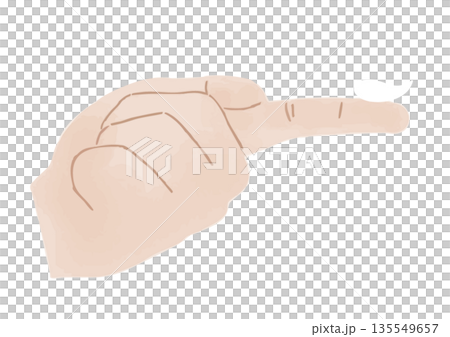 手指上1FTU藥物的示意圖 135549657