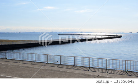 検見川浜北側突堤　千葉市美浜区 135550648