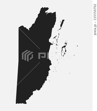 Map of Belize, template Caribbean outline country Map of Belize, template Caribbean outline country 135550702