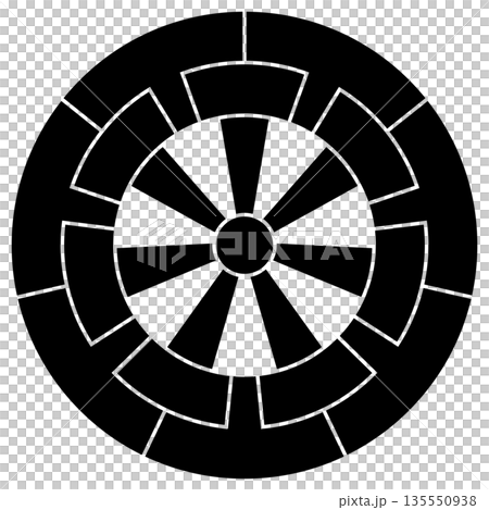 這是家族徽章,名為源氏七輪紋。 這是家族徽章,名為源氏七輪紋。 135550938