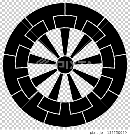 家紋です。九つ源氏車と言います。 135550939