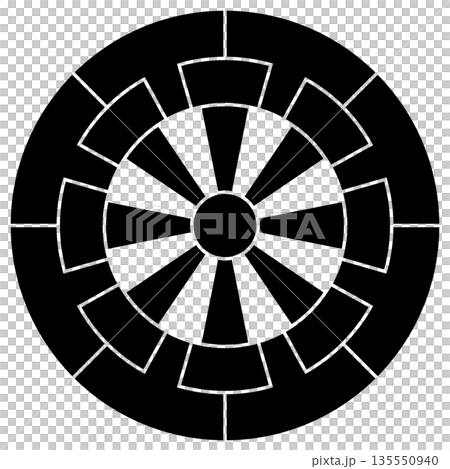 佐藤堅忠の家紋です。源氏車と言います。 佐藤堅忠の家紋です。源氏車と言います。 135550940